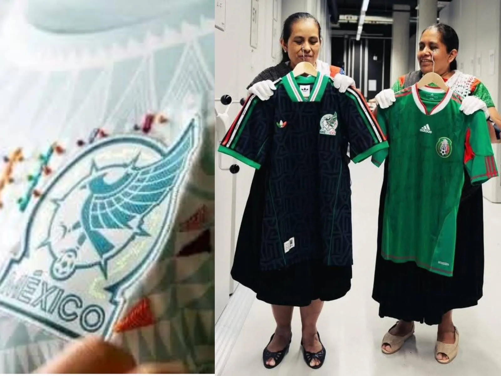 Bordadoras nahuas de Naupan, Puebla, denuncian explotación en producción del jersey de la Selección Mexicana