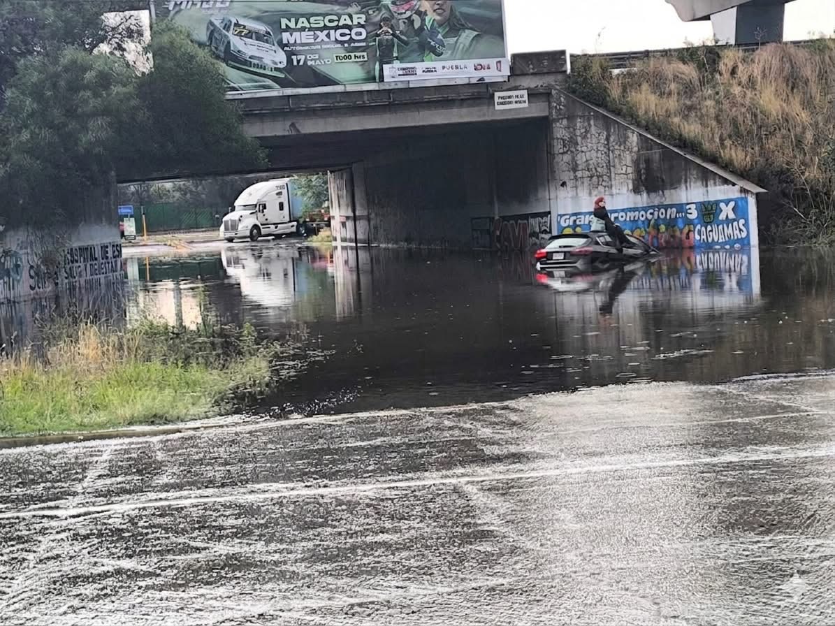 Lluvias intensas y granizo evidencian retos de infraestructura y movilidad en Puebla capital