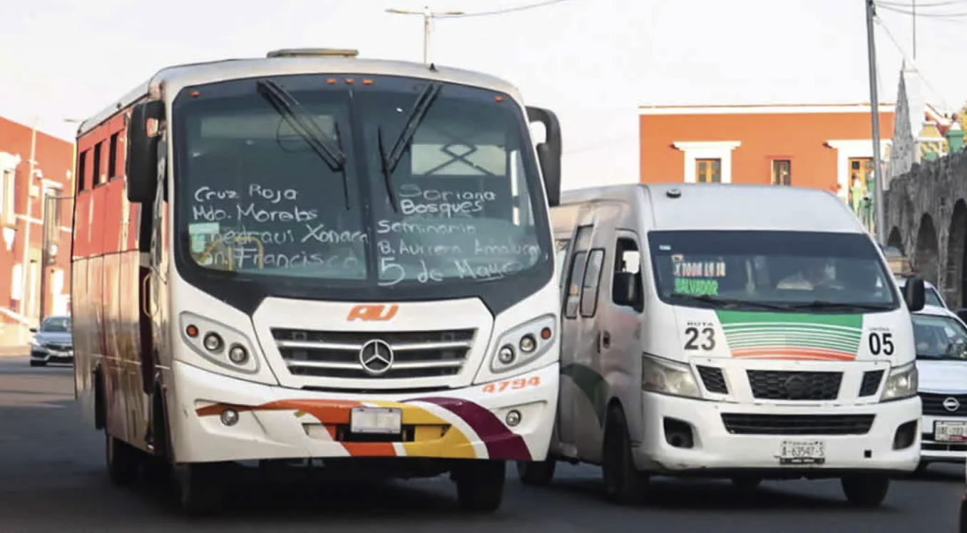 Puebla saturada en transporte público; la necesidad de un sistema integrado salta a la vista