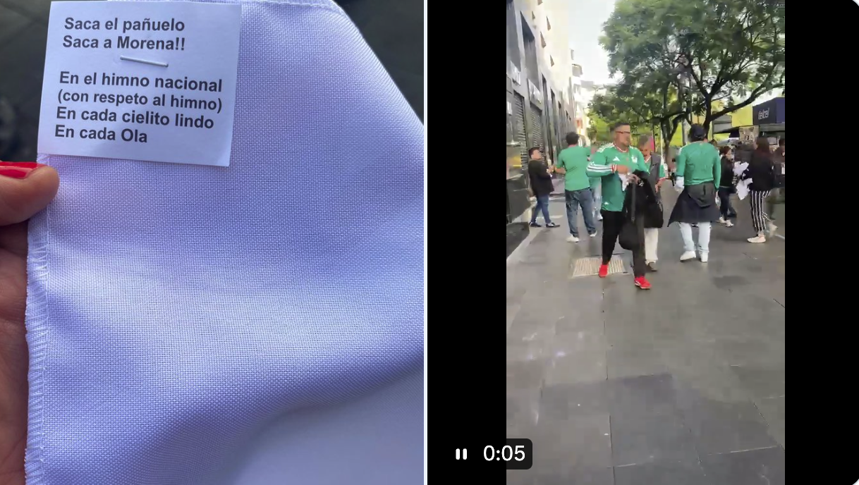 Pañuelos blancos y protesta simbólica marcan la inauguración del Mundial 2026 en la CDMX