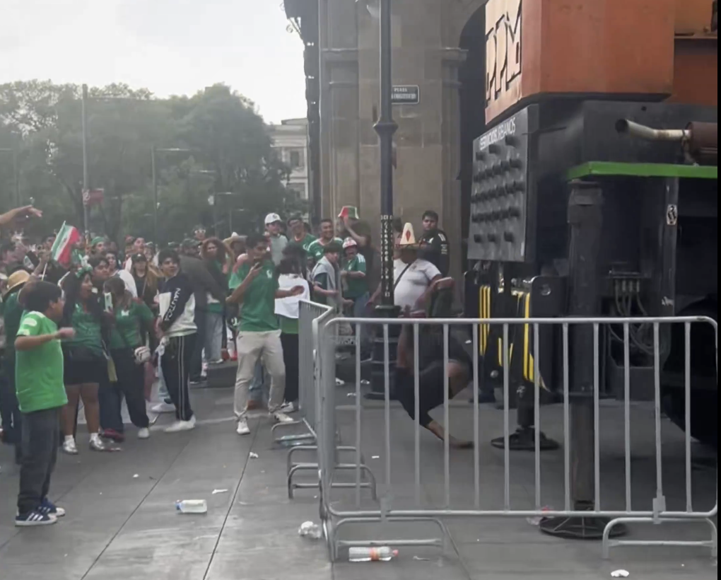 Accidente en el FanFest del Zócalo de CDMX tras victoria de México en Copa Mundial 2026