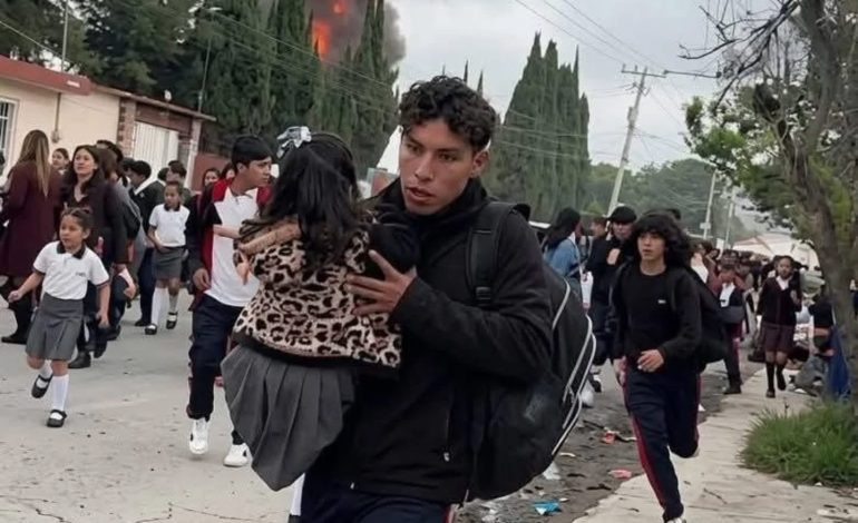 Un joven poblano actúa con valentía tras explosión en Tepeaca
