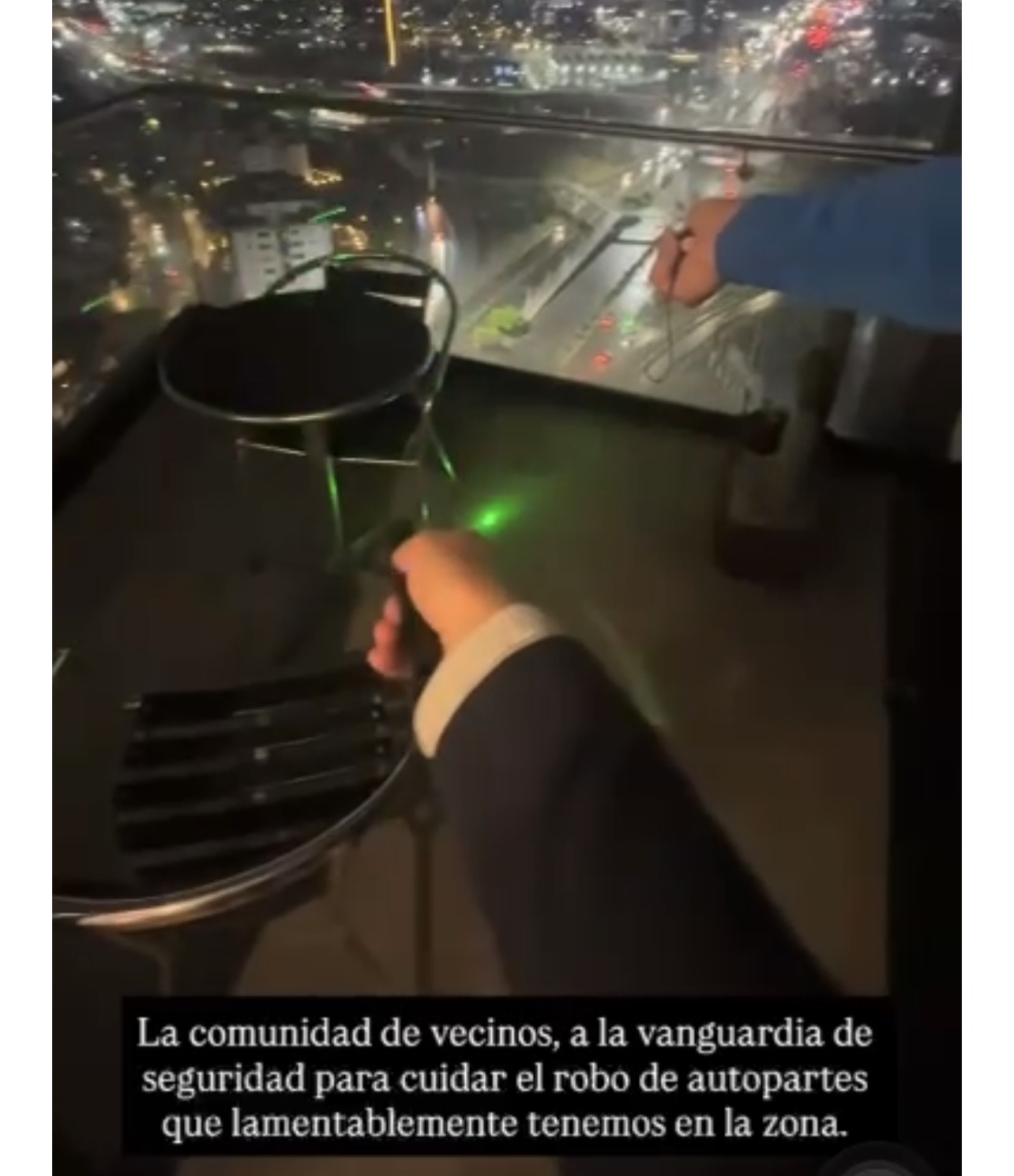Láser en Atlixcáyotl: una señal vecinal que refleja la inseguridad en Angelópolis