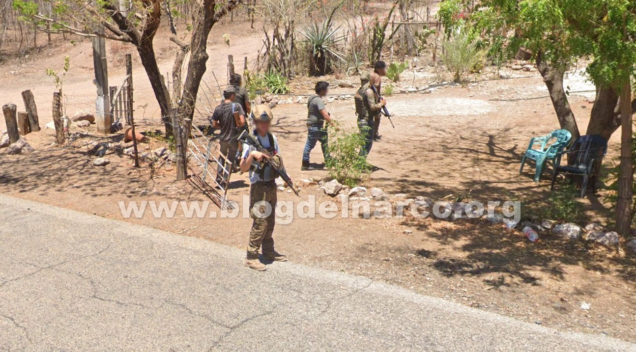 Sicarios del CJNG aparecen en imágenes de Google Street View en carretera de Sinaloa