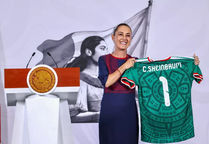 Sheinbaum y el Mundial 2026: la inauguración desde Palacio Nacional en medio de protestas en la Ciudad de México