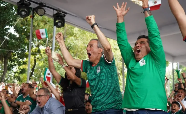El Zócalo de Puebla y la polémica por la señal del Mundial