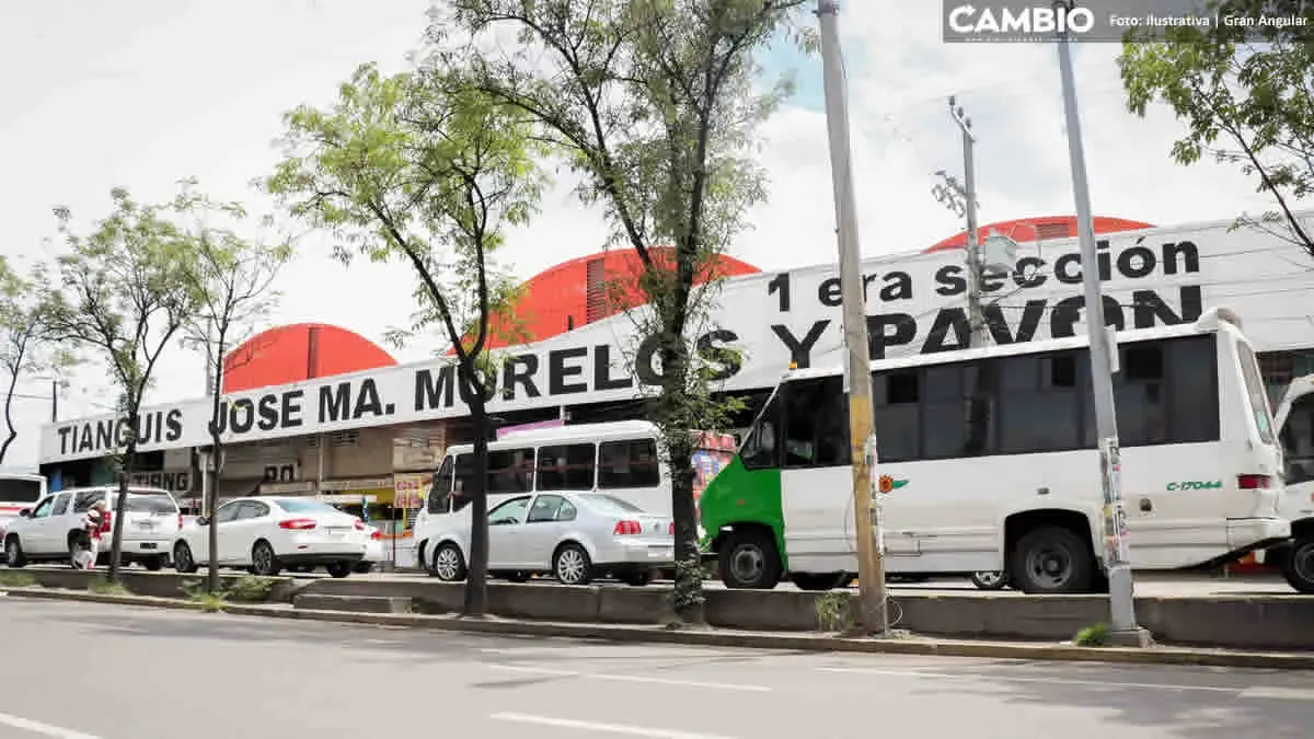 Balacera en el Mercado Morelos deja tres heridos y genera alarma en Puebla
